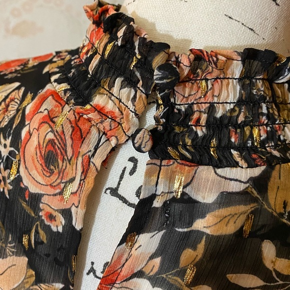 Maurices plus size sheer ruffle blouse - Picture 7 of 10